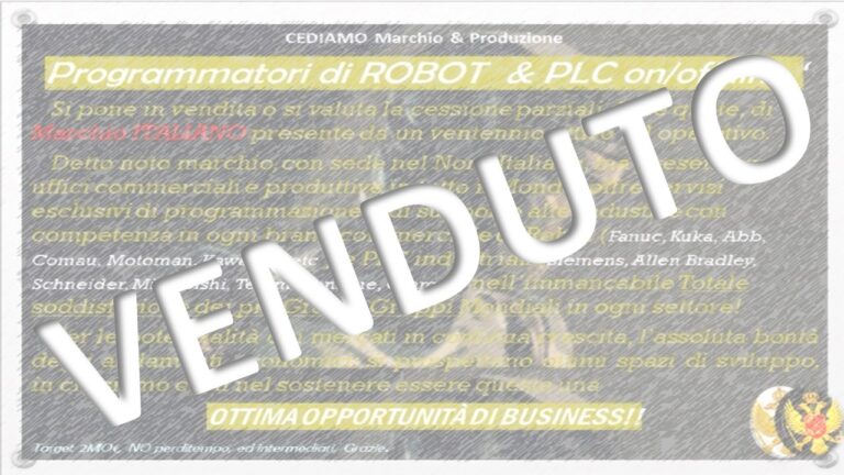 Programmatori Robot -VENDUTO-